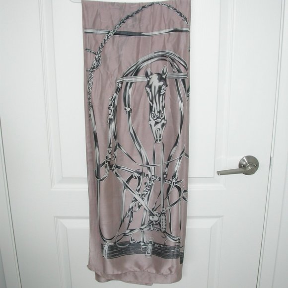 Long Silky Scarf - Picture 2 of 4